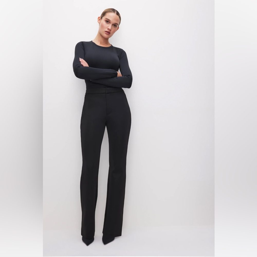 Good American Scuba Boot Cut Pants